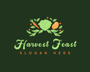 Cabbage Farm Vegan logo design