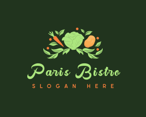 Cabbage Farm Vegan logo design