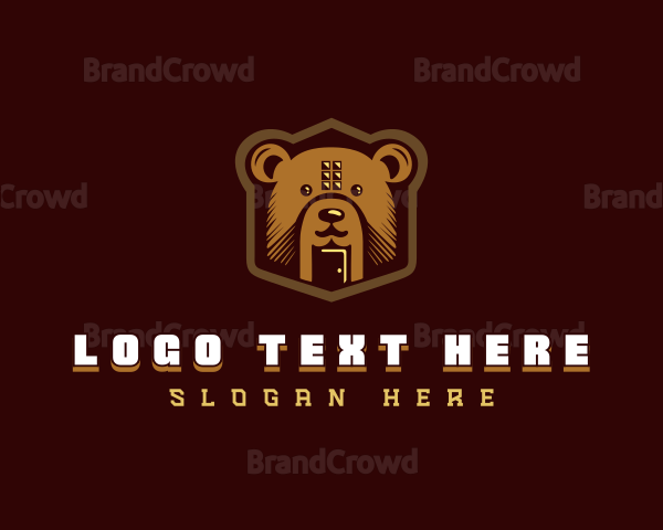 Cute Teddy Bear Logo