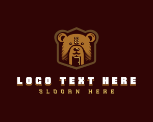 Cozy - Cute Teddy Bear logo design