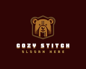 Cute Teddy Bear logo design