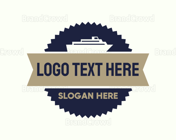 Ferry Banner Badge Logo