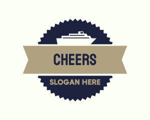 Seaman - Ferry Banner Badge logo design