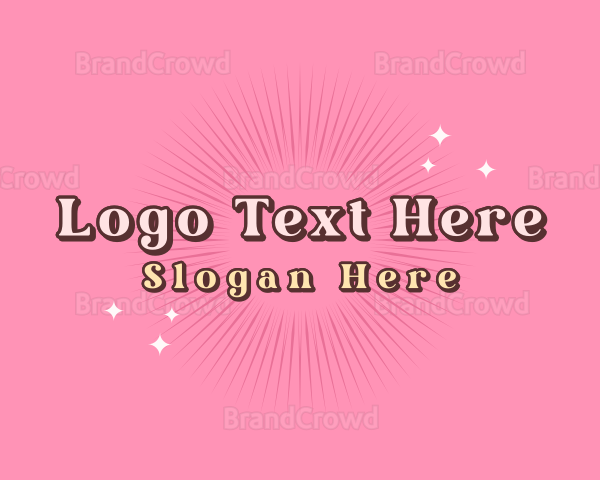 Cute Quirky Retro Boutique Logo