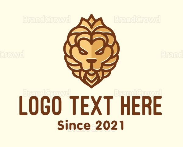 Luxe Lion Crest Logo