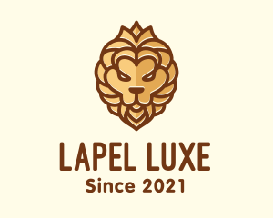 Luxe Lion Crest logo design