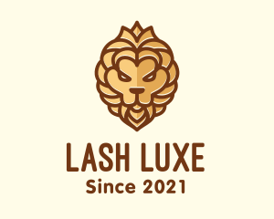 Luxe Lion Crest logo design