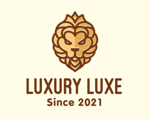 Luxe Lion Crest logo design