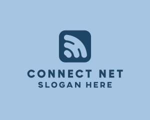 Online Wifi Connection logo design