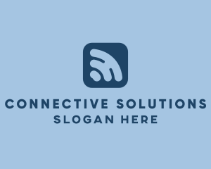 Online Wifi Connection logo design