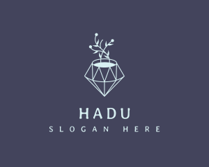 Mystical - Flower Pot Diamond logo design