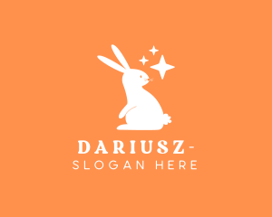 Bunny - Easter Bunny Sparkle logo design