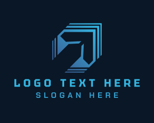 Logisitcs - Arrow Shipping Courier logo design