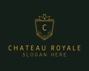 Leaf Royal Shield logo design