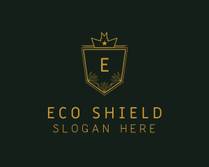 Leaf Royal Shield logo design