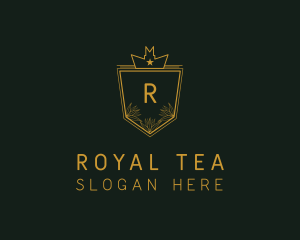 Leaf Royal Shield logo design