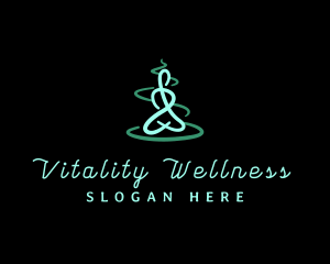 Human Yoga Wellness logo design