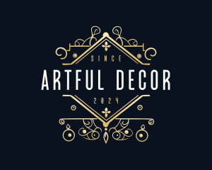 Luxury Art Deco Studio logo design