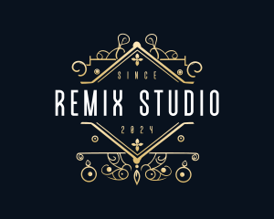 Luxury Art Deco Studio logo design