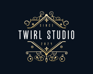 Luxury Art Deco Studio logo design