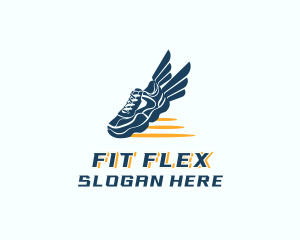 Sports Wing Shoes logo design