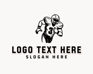 Football - Varsity Football Touchdown logo design
