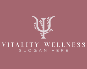 Flower Psychology Wellness logo design