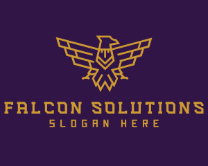 Eagle Wings Luxury logo design