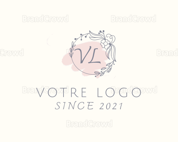 Floral Leaf Vine Logo