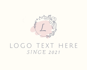 Letter - Floral Leaf Vine logo design