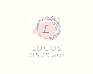 Letter - Floral Leaf Vine logo design