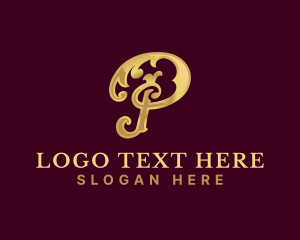 Fleur De Lis - Decorative Luxury Royalty logo design