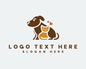 Canine - Dog Cat Care logo design
