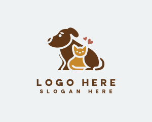 Dog Cat Care Logo