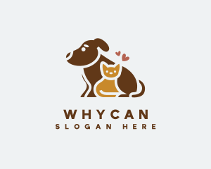 Cat - Dog Cat Care logo design