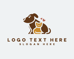 Dog Cat Care Logo