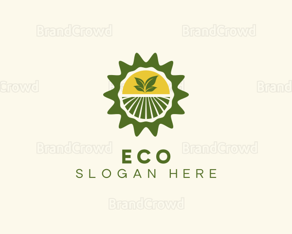 Sun Farm Planting Logo