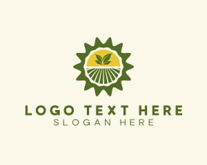 Vegetation - Sun Farm Planting logo design