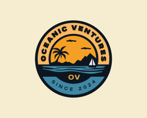 Beach Vacation Getaway logo design