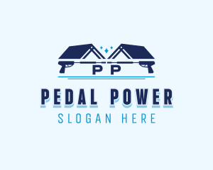 Home Roof Power Washer logo design