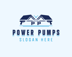 Home Roof Power Washer logo design