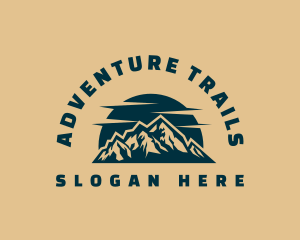 Mountain Outdoor Adventure logo design