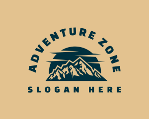 Mountain Outdoor Adventure logo design