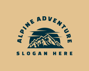 Mountain Outdoor Adventure logo design
