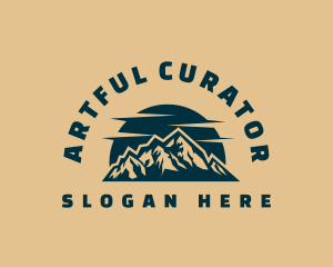 Mountain Outdoor Adventure logo design