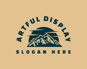 Mountain Outdoor Adventure logo design