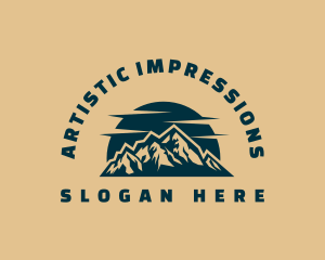 Mountain Outdoor Adventure logo design