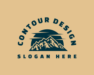 Mountain Outdoor Adventure logo design