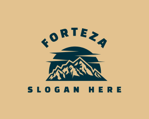 Mountain Outdoor Adventure logo design