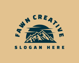 Mountain Outdoor Adventure logo design